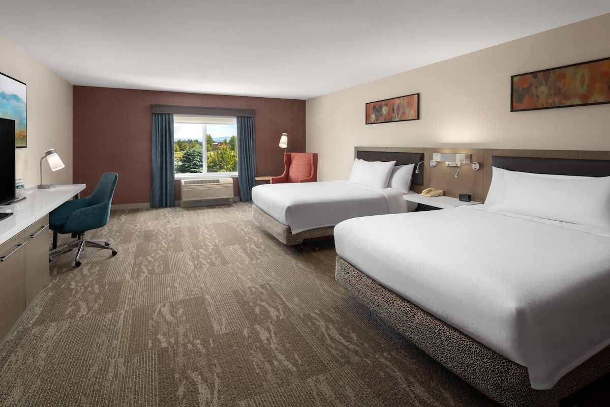 room, 2 queen beds, accessible | in-room safe, desk, laptop workspace, iron/ironing board