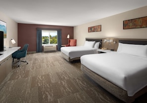 Room, 2 Queen Beds, Accessible | In-room safe, desk, laptop workspace, iron/ironing board - Hilton Garden Inn Spokane Airport (Spokane)