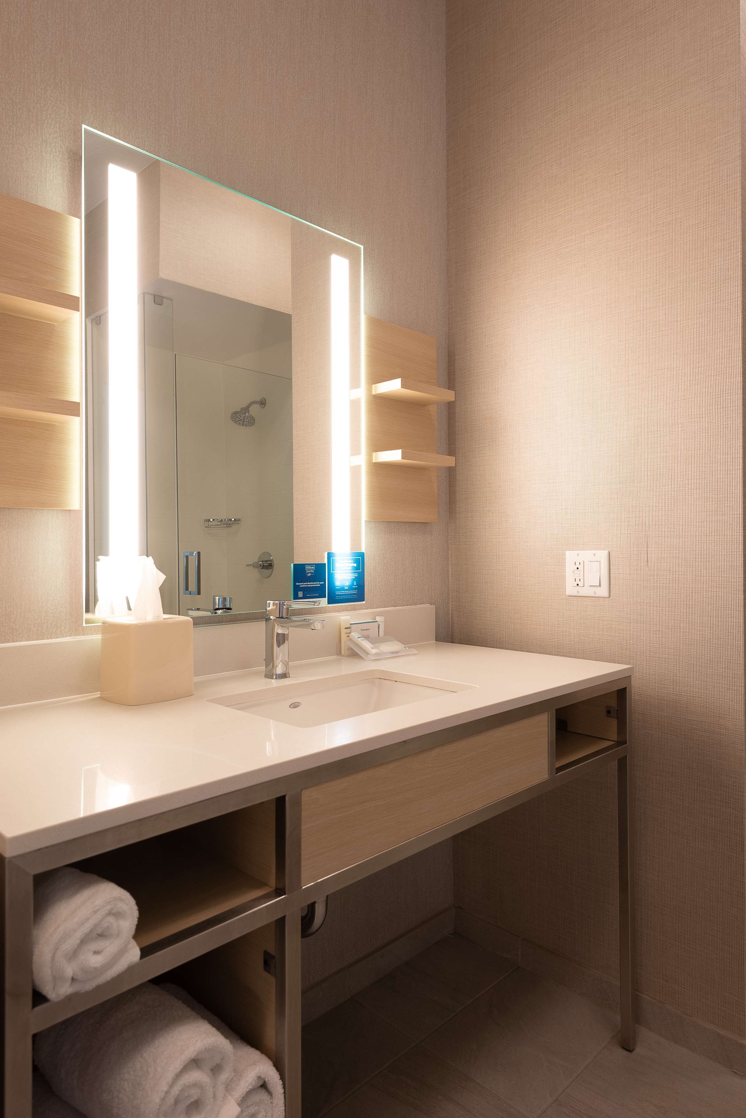 free toiletries, hair dryer, towels, soap