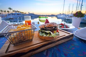 Breakfast served - The Westmarine Waterfront Hotel (La Paz)