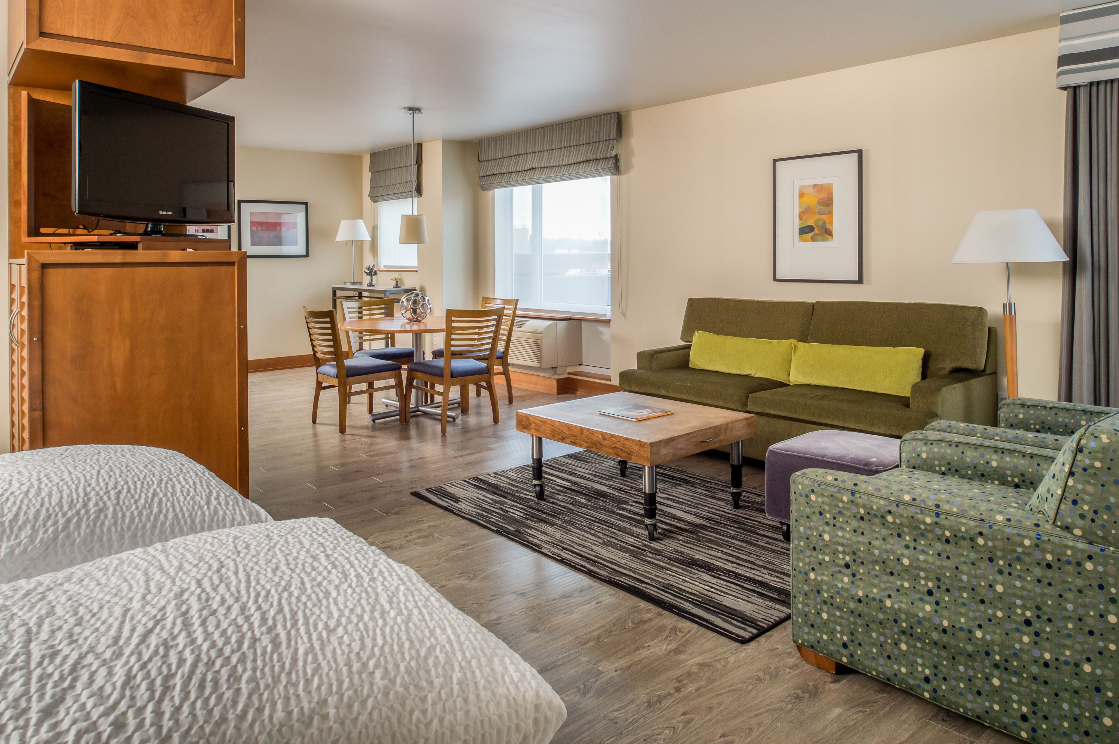 premium bedding, down duvets, pillow-top beds, in-room safe