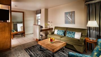 Premium bedding, down duvets, pillow-top beds, in-room safe