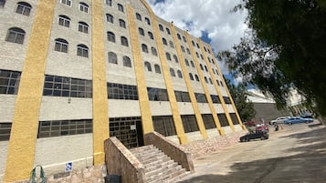 Majoituspaikan julkisivu