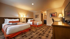 Deluxe Room, 2 Double Beds, Non Smoking, Refrigerator & Microwave