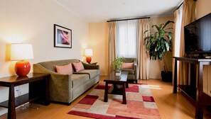Suite, Non Smoking, Refrigerator & Microwave (2 Queen Beds) | Premium bedding, pillow-top beds, in-room safe, desk