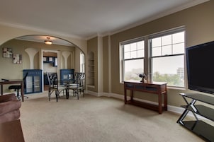 Deluxe Suite, 1 Bedroom, Lake View | Premium bedding, individually decorated, individually furnished, desk