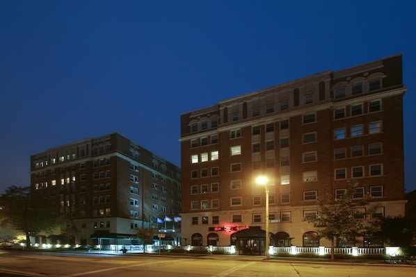 Front of property - evening/night