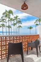 Standard Room, 2 Double Beds, Partial Ocean View | Terrace/patio