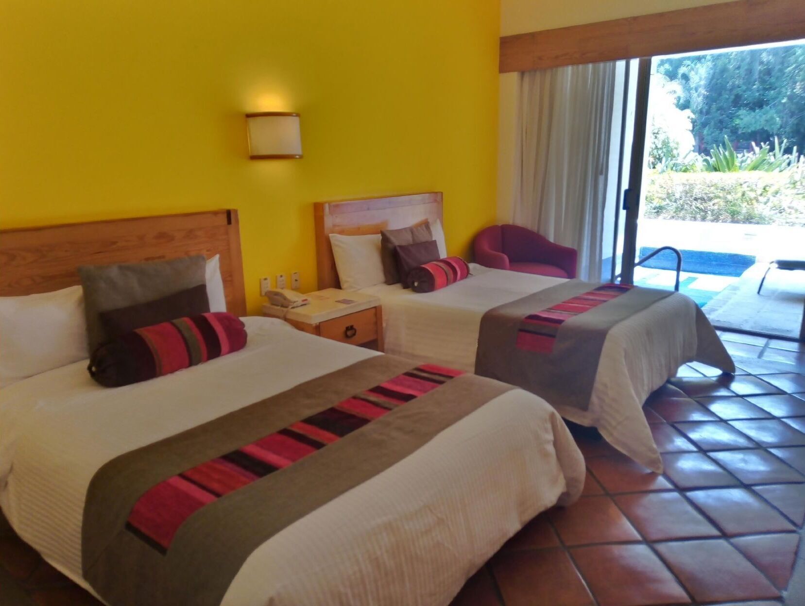 Down duvets, in-room safe, blackout curtains, iron/ironing board