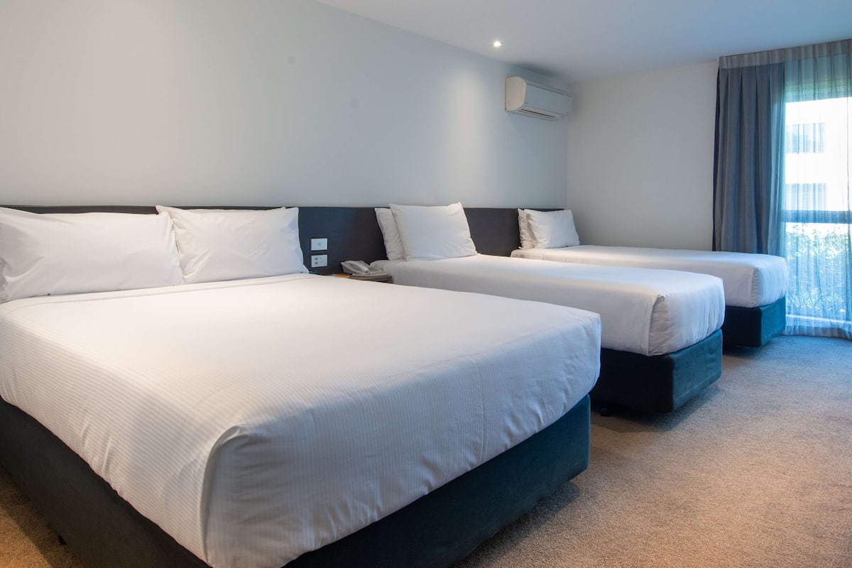 superior triple | 1 bedroom, in-room safe, desk, laptop workspace