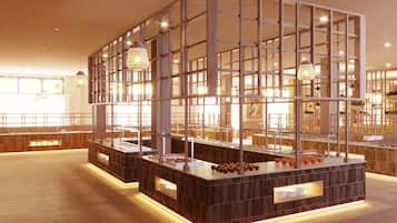 Free daily buffet breakfast