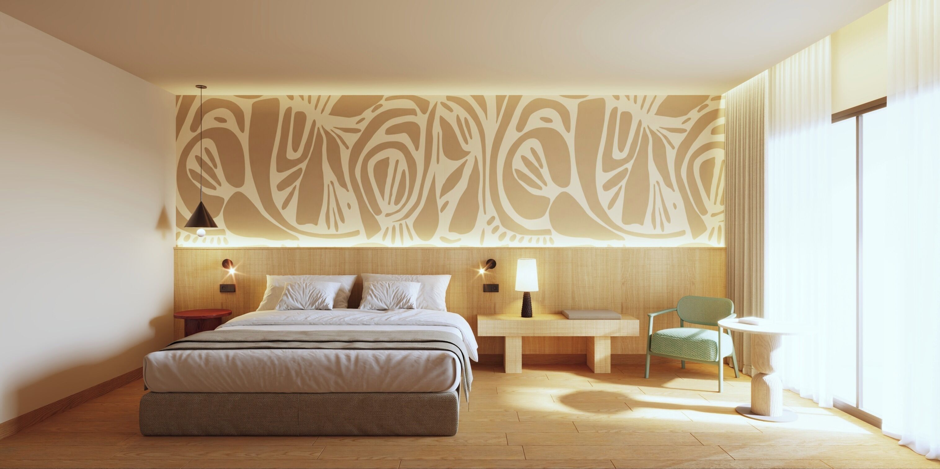 書桌、遮光窗簾/窗簾、免費 Wi-Fi、床單