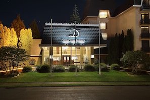 Front of property – evening/night