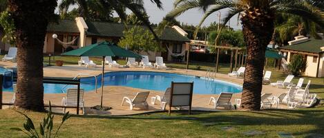 Indoor pool, outdoor pool