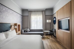 Literie de qualité supérieure, coffres-forts dans les chambres, bureau