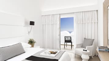 Chambre Double ou avec lits jumeaux, 1 chambre, balcon | Literie de qualité supérieure, coffres-forts dans les chambres