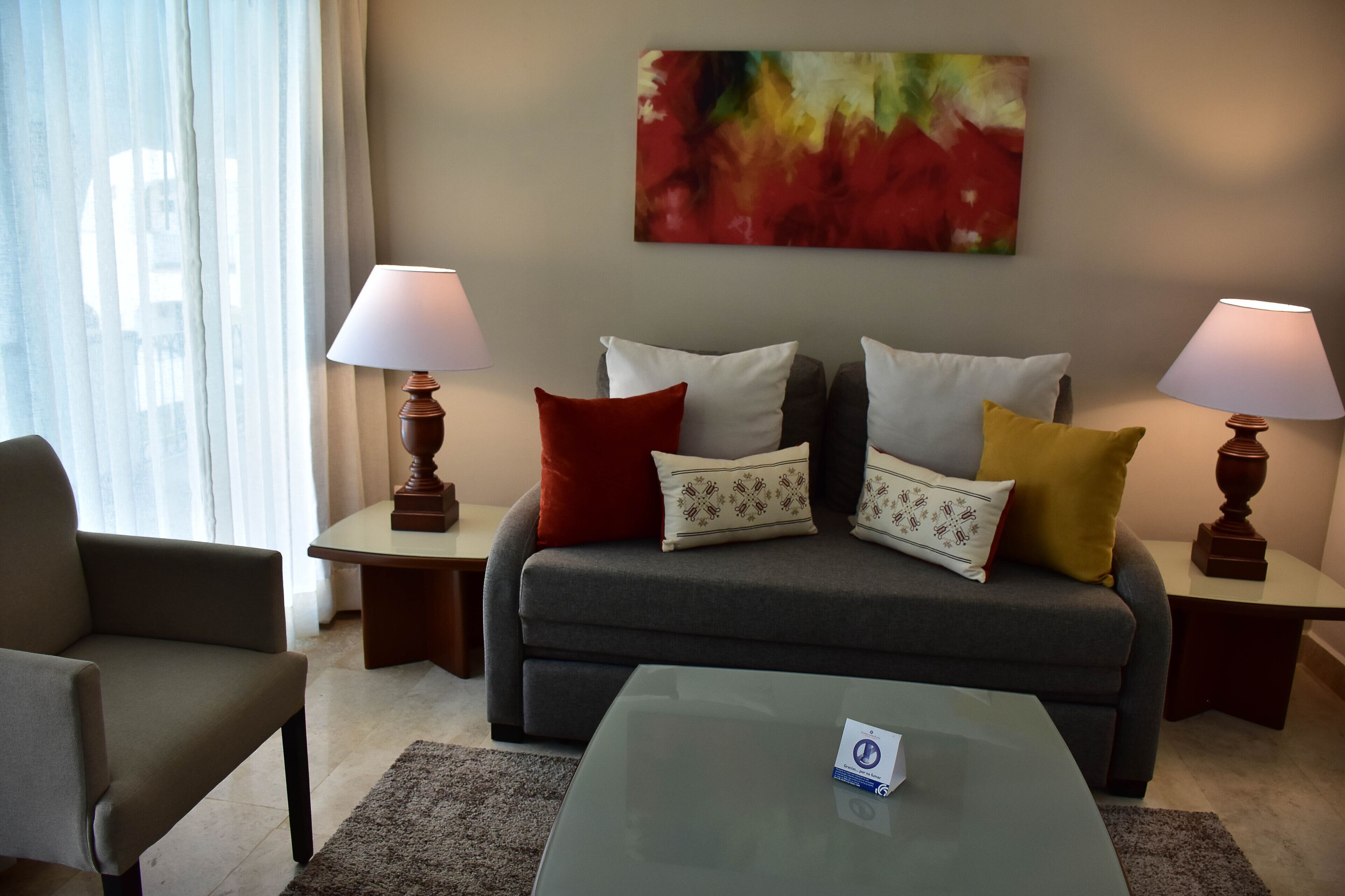 43-inch flat-screen tv with cable channels, tv