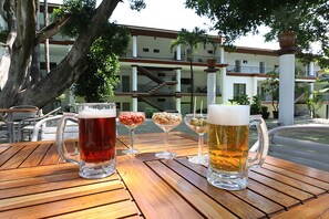 Poolside bar