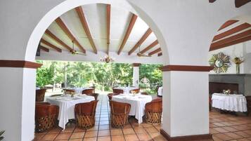 Breakfast, lunch, dinner served; Mexican cuisine, pool views