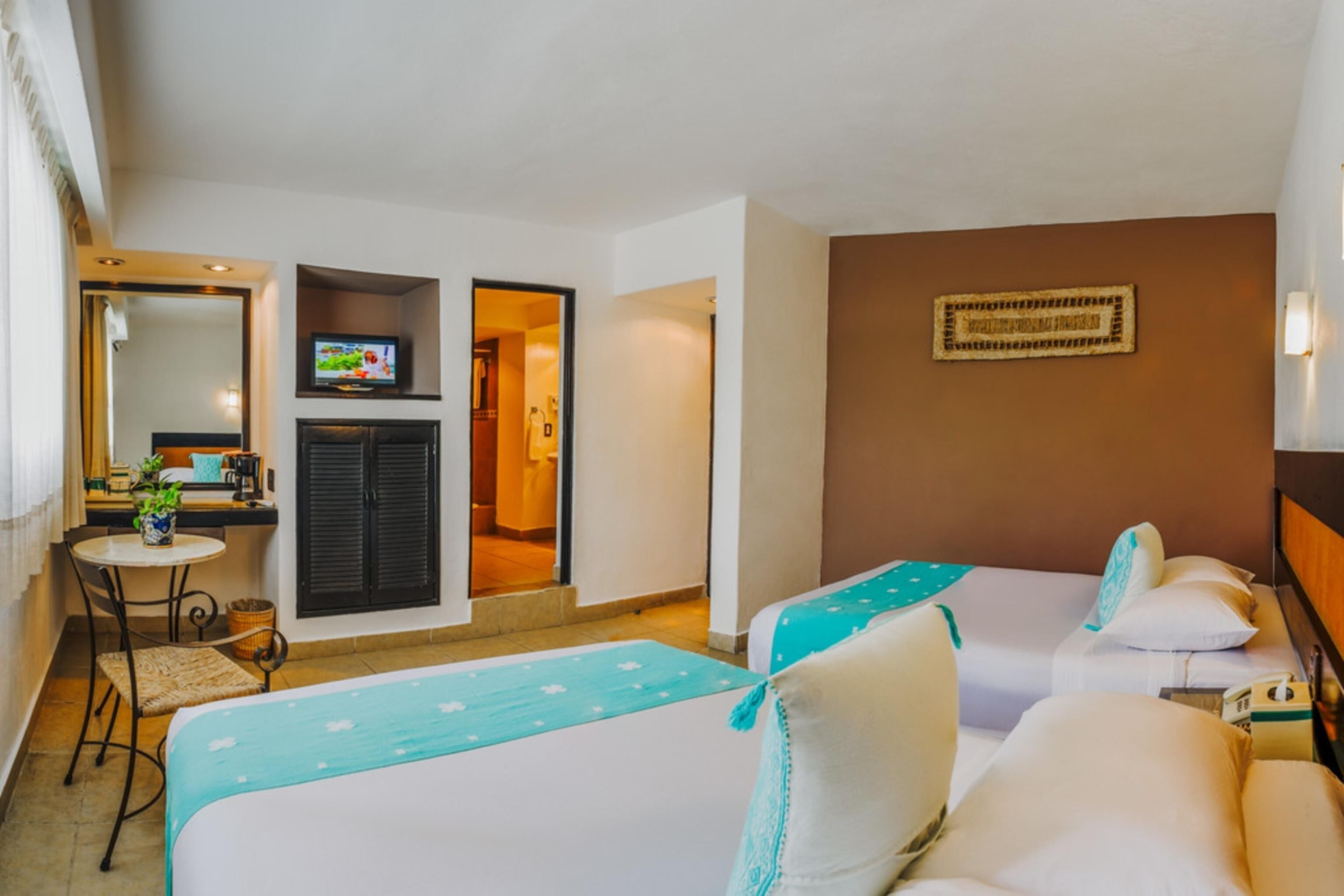 In-room safe, blackout curtains, iron/ironing board (on request)