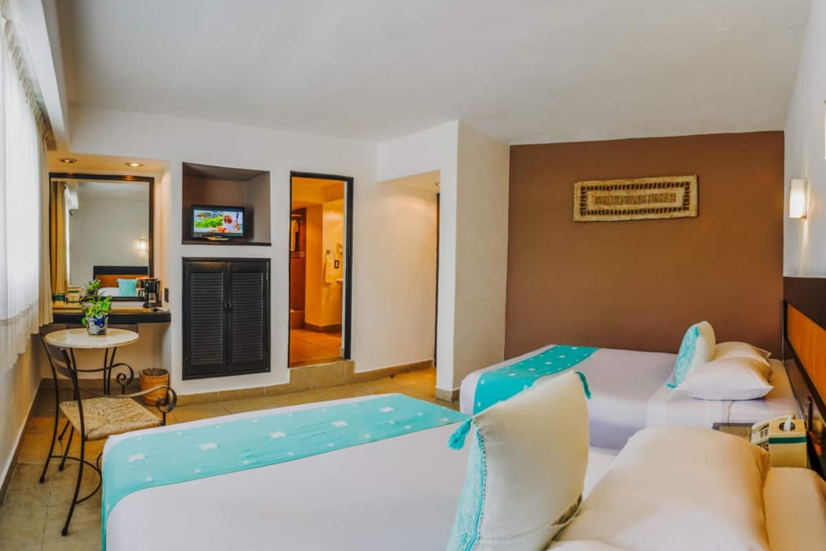 In-room safe, blackout curtains, iron/ironing board (on request)