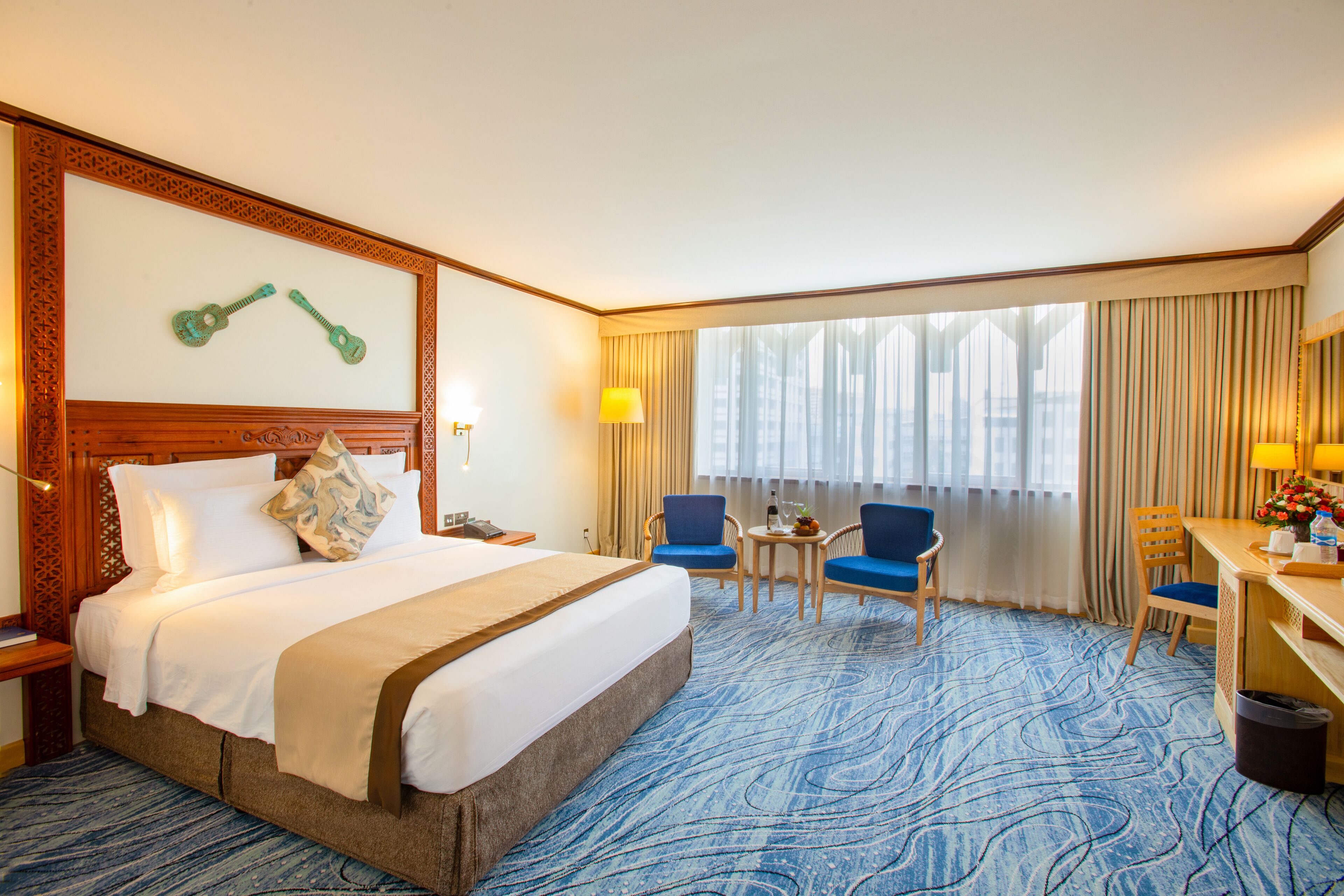 Minibar, in-room safe, desk, blackout drapes