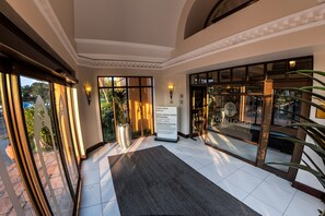 Interior entrance