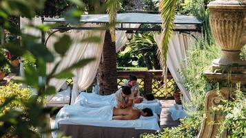 Ruang perawatan pasangan, sauna, perawatan tubuh, dan aromaterapi