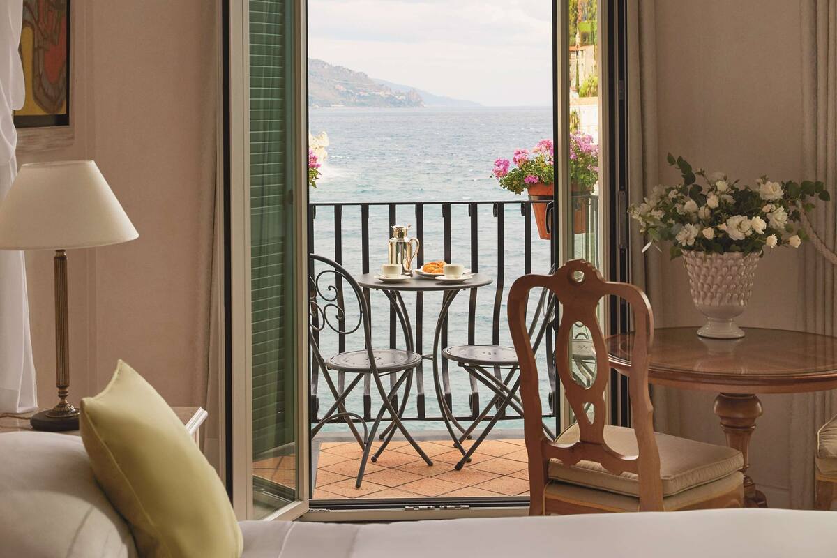 junior suite, balcony, sea view (superior) | view from room