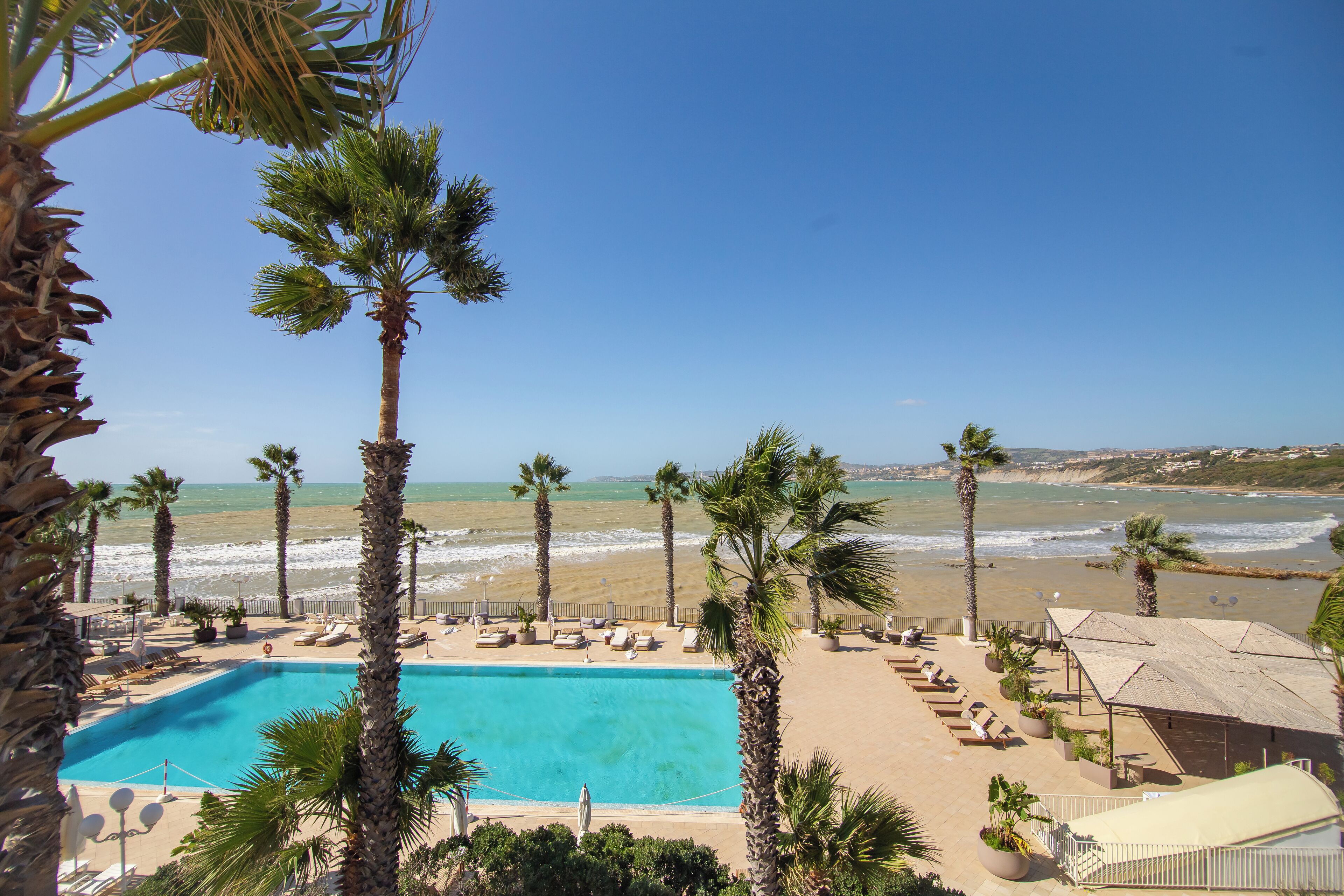 Deluxe-Doppelzimmer, 1 Doppelbett oder 2 Einzelbetten, Balkon, Meerblick | Ausblick vom Zimmer