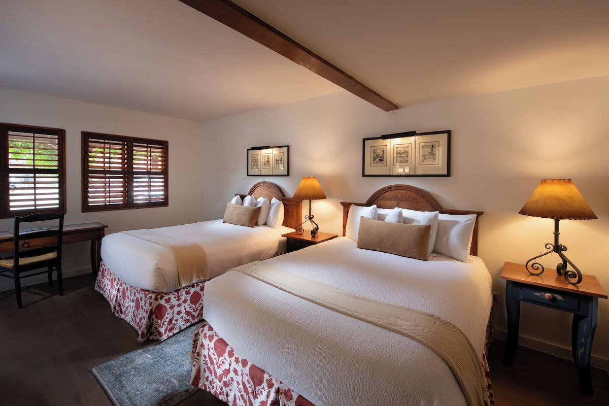 classic room, 2 queen beds | 1 bedroom, premium bedding, down duvets, in-room safe