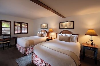 Classic Room, 2 Queen Beds | Premium bedding, down comforters, in-room safe, desk at Pinon Court By La Fonda
