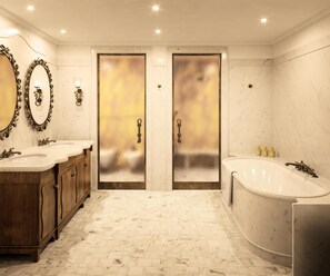 Suite (Clementina) | Premium bedding, down comforters, minibar, in-room safe - Grand Hotel Timeo, A Belmond Hotel, Taormina (Taormina)