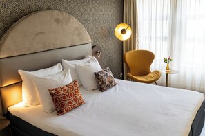 Superior tweepersoonskamer | Lakens van Egyptisch katoen, luxe beddengoed