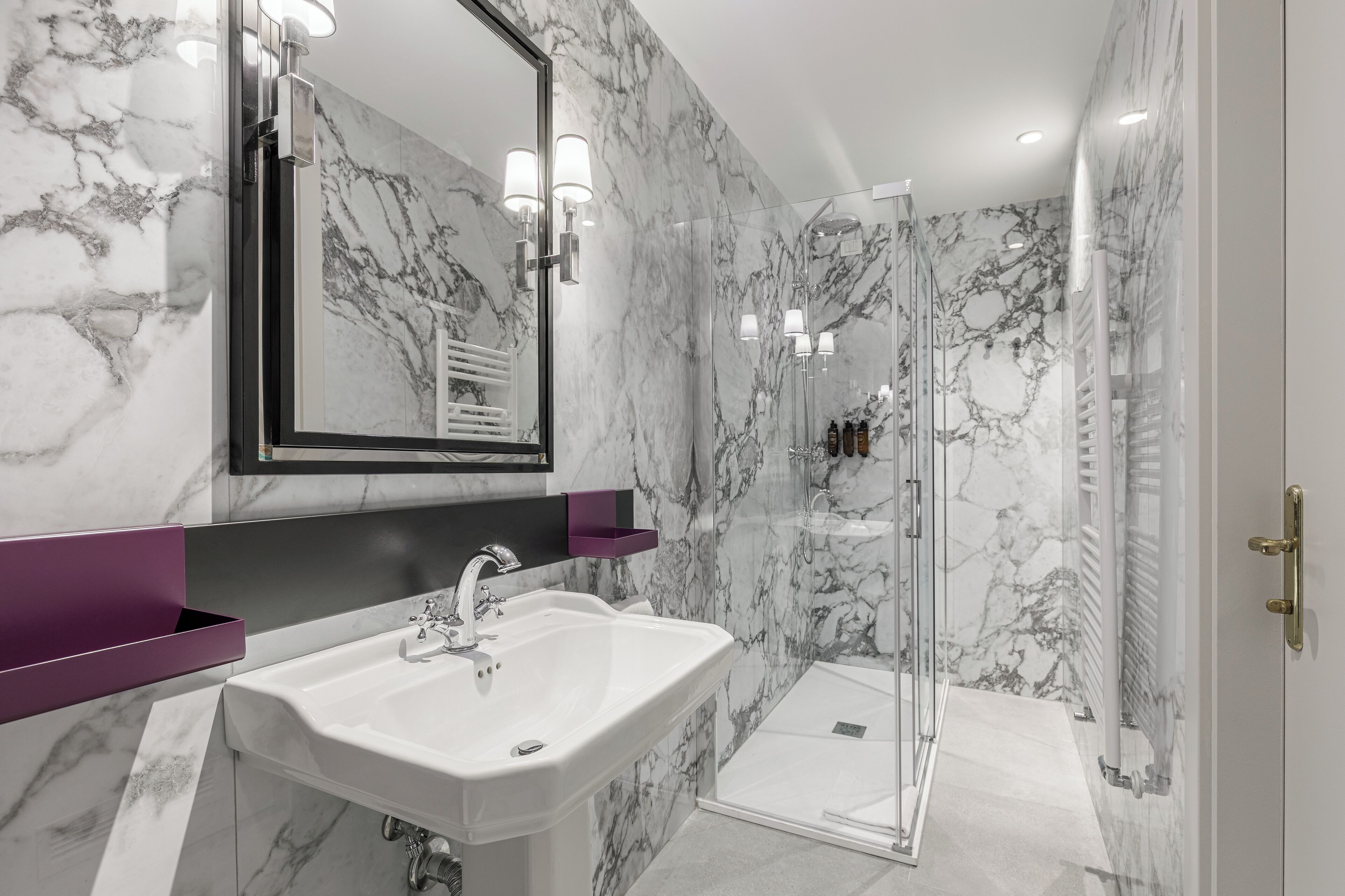 standard double or twin room | bathroom | eco-friendly toiletries, hair dryer, towels