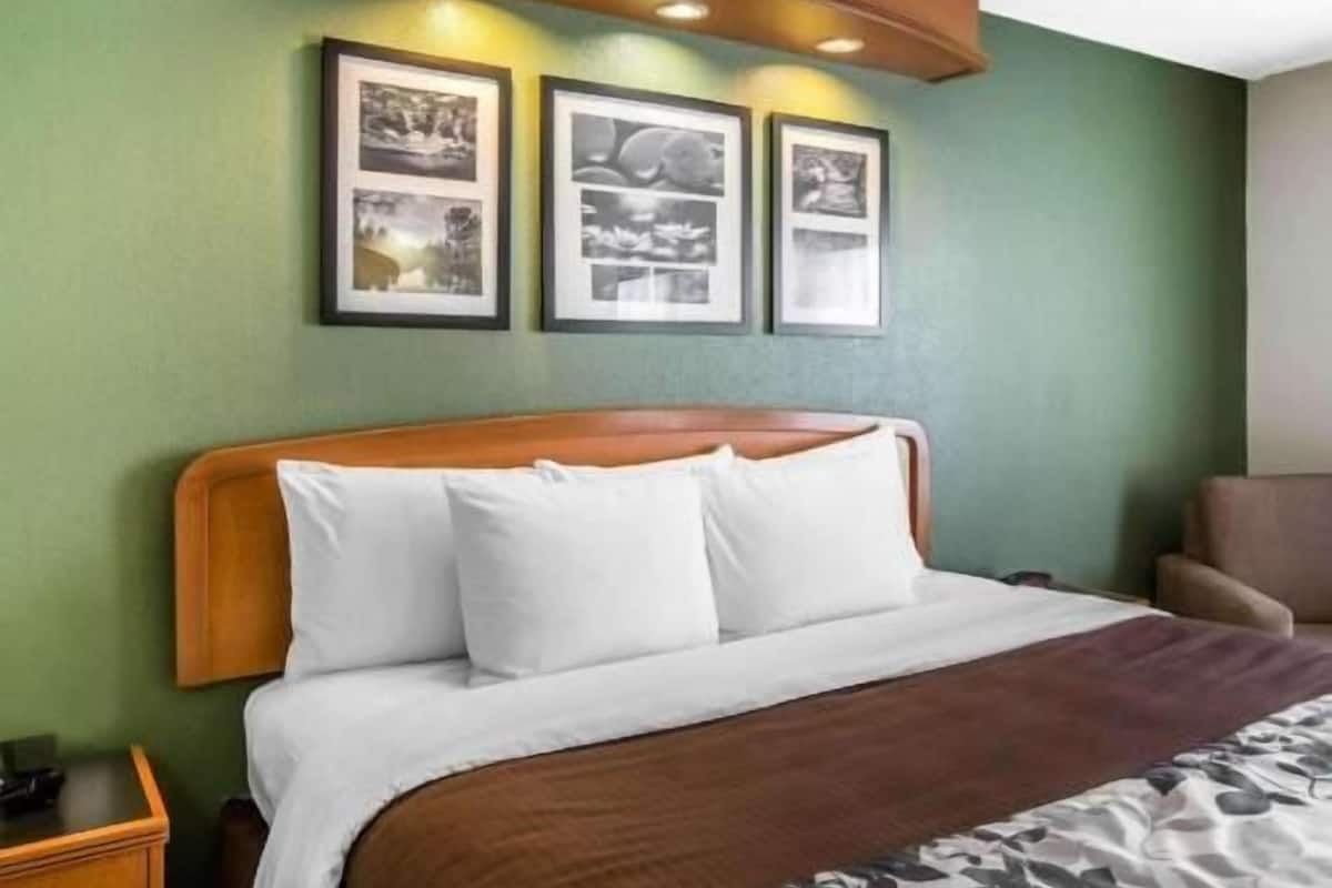 Desk, blackout drapes, iron/ironing board, rollaway beds