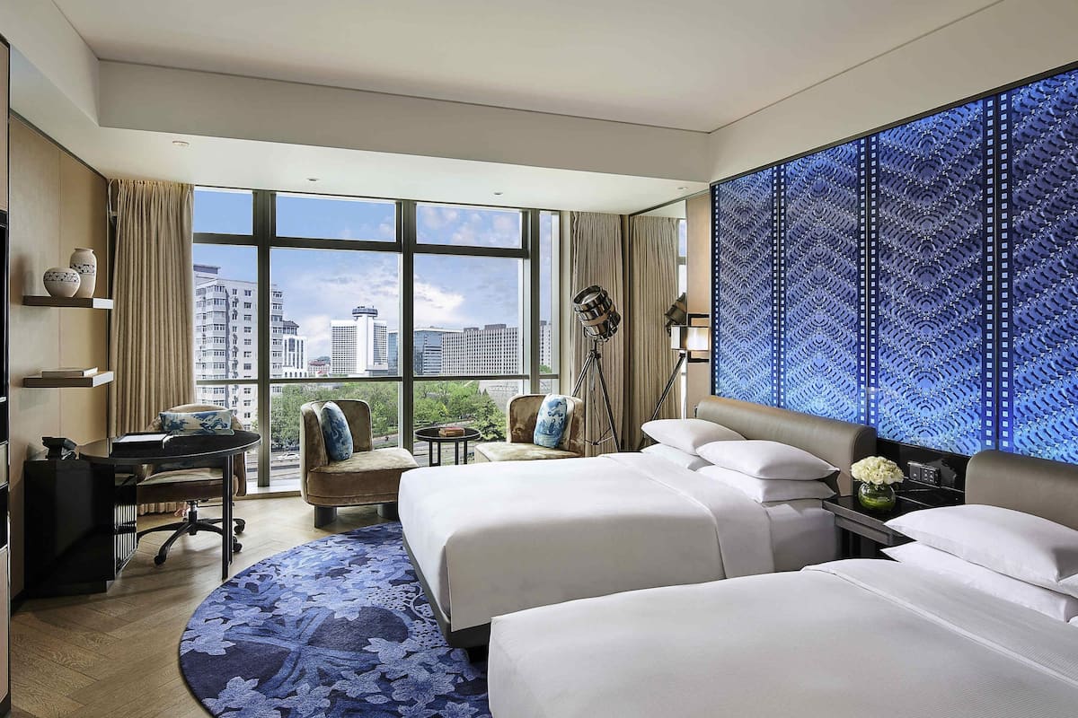 1 slaapkamer, luxe beddengoed, donzen dekbedden, een minibar