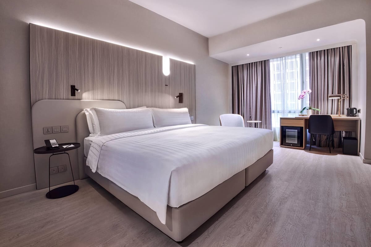 1 habitación, minibar, caja de seguridad en la habitación y escritorio