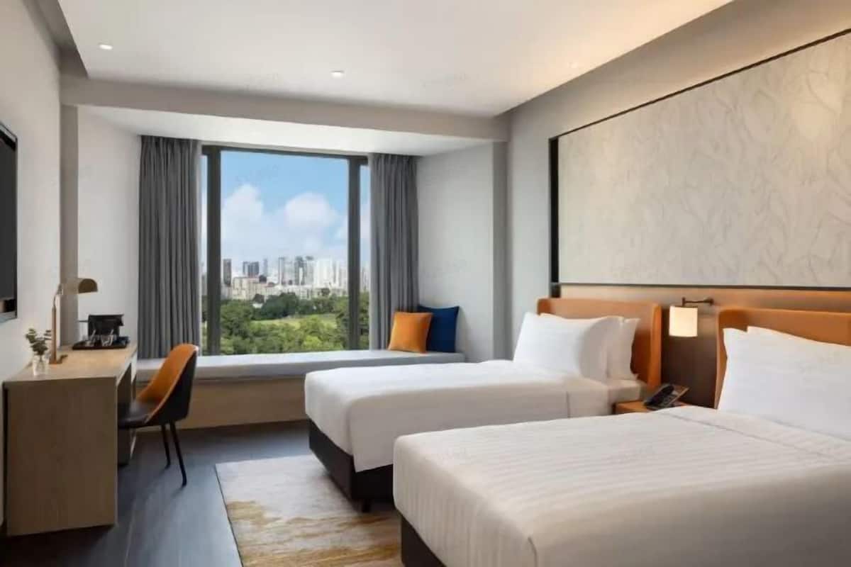 Minibar, in-room safe, desk, blackout curtains