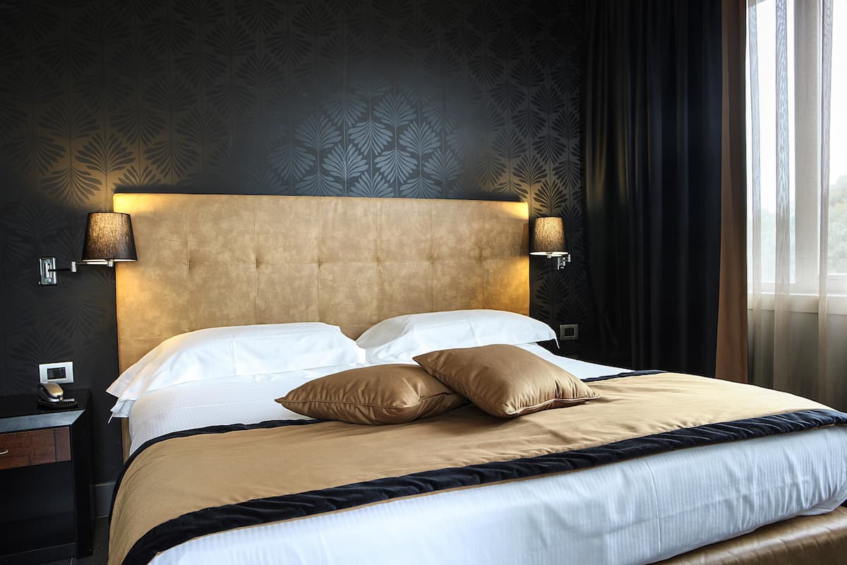 Minibar, in-room safe, desk, blackout curtains