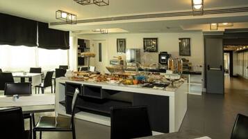 Daily buffet breakfast (EUR 10 per person)