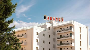 Majoituspaikan julkisivu