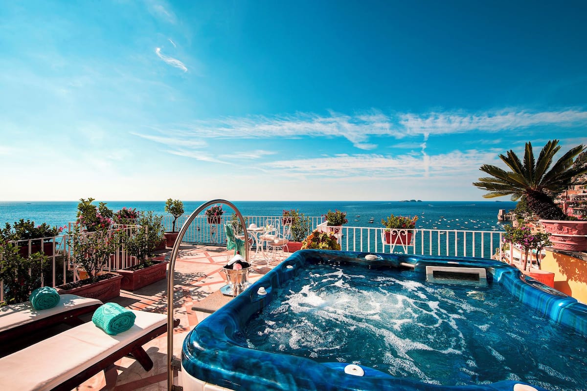 Junior Suite, Terrace, Sea View | Terrace/patio