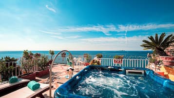 Junior Suite, Terrace, Sea View | Terrace/patio