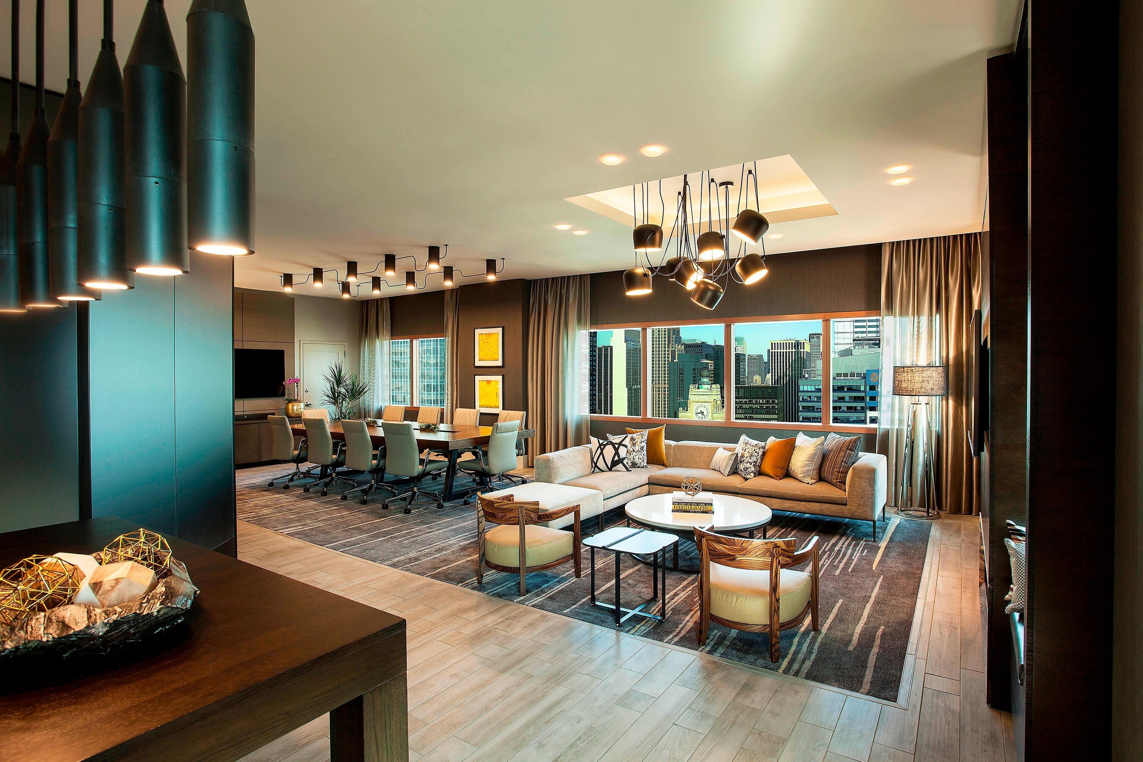 Literie hypoallergénique, coffres-forts dans les chambres, bureau