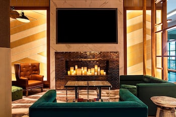 Hotel entrance and lobby at The Westin New York at Times Square