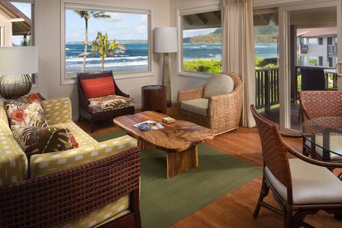 Condo, 2 Bedrooms, Oceanfront | Living room
