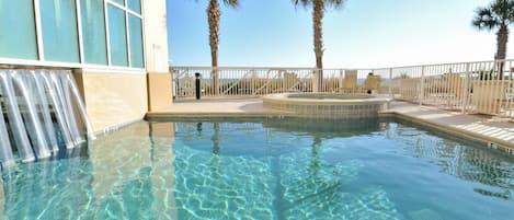 Indoor pool, outdoor pool