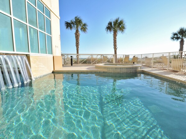 Indoor pool, outdoor pool