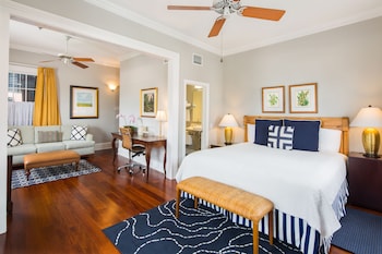 Pillowtop beds, minibar, in-room safe, individually decorated at The Marquesa Hotel